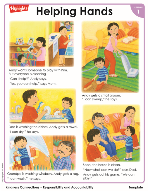 Activity template for the Kindness Connections activity