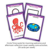 Image of April circle time cards