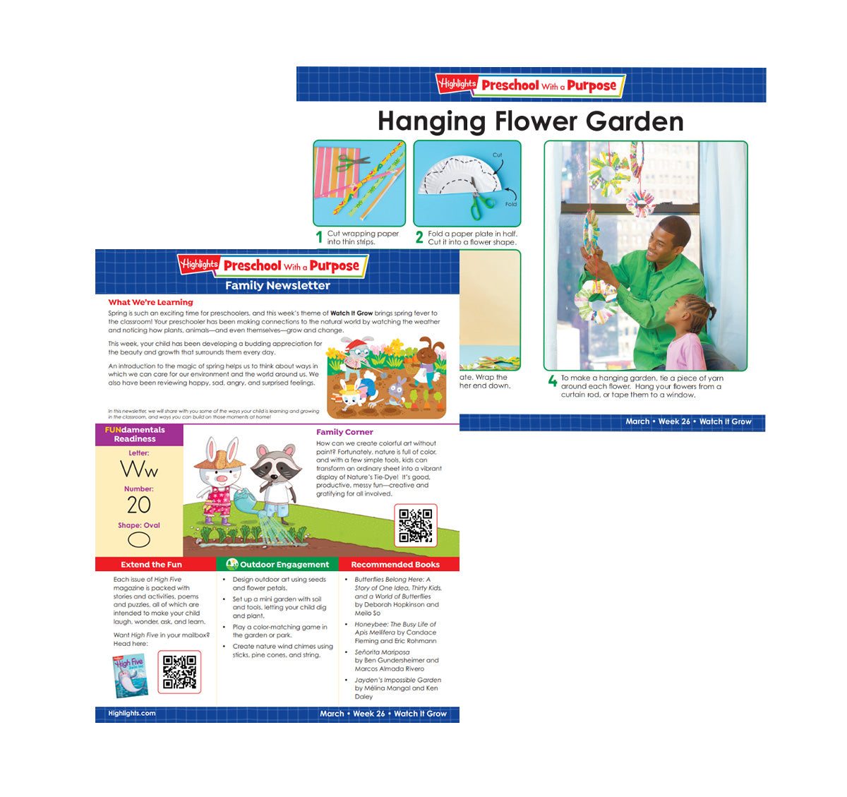 Preschool With a Purpose March monthly newsletter