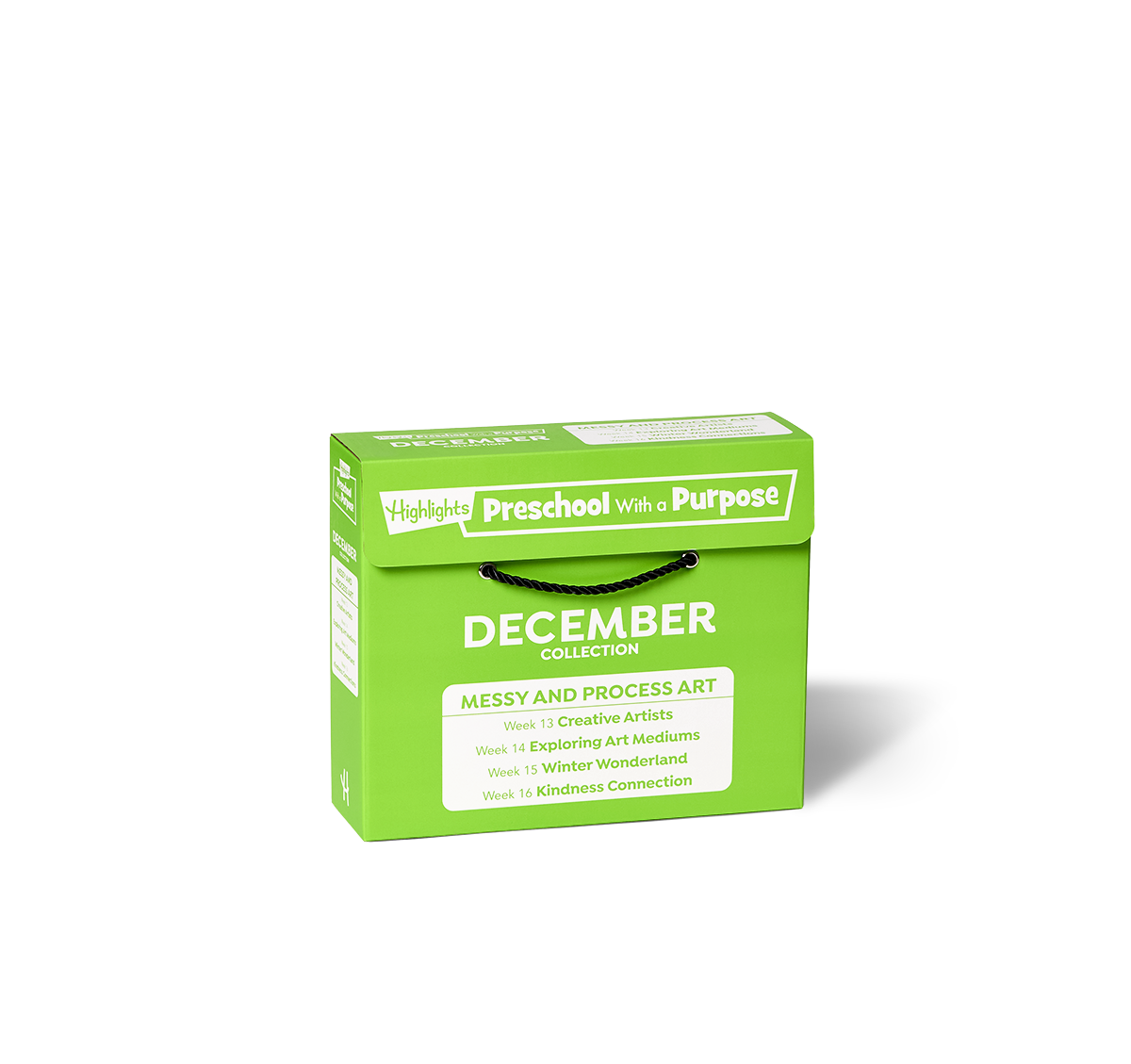 Green box labeled 'Preschool with a Purpose' on a white background