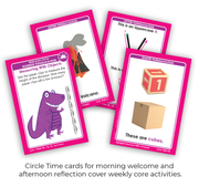 June circle time cards