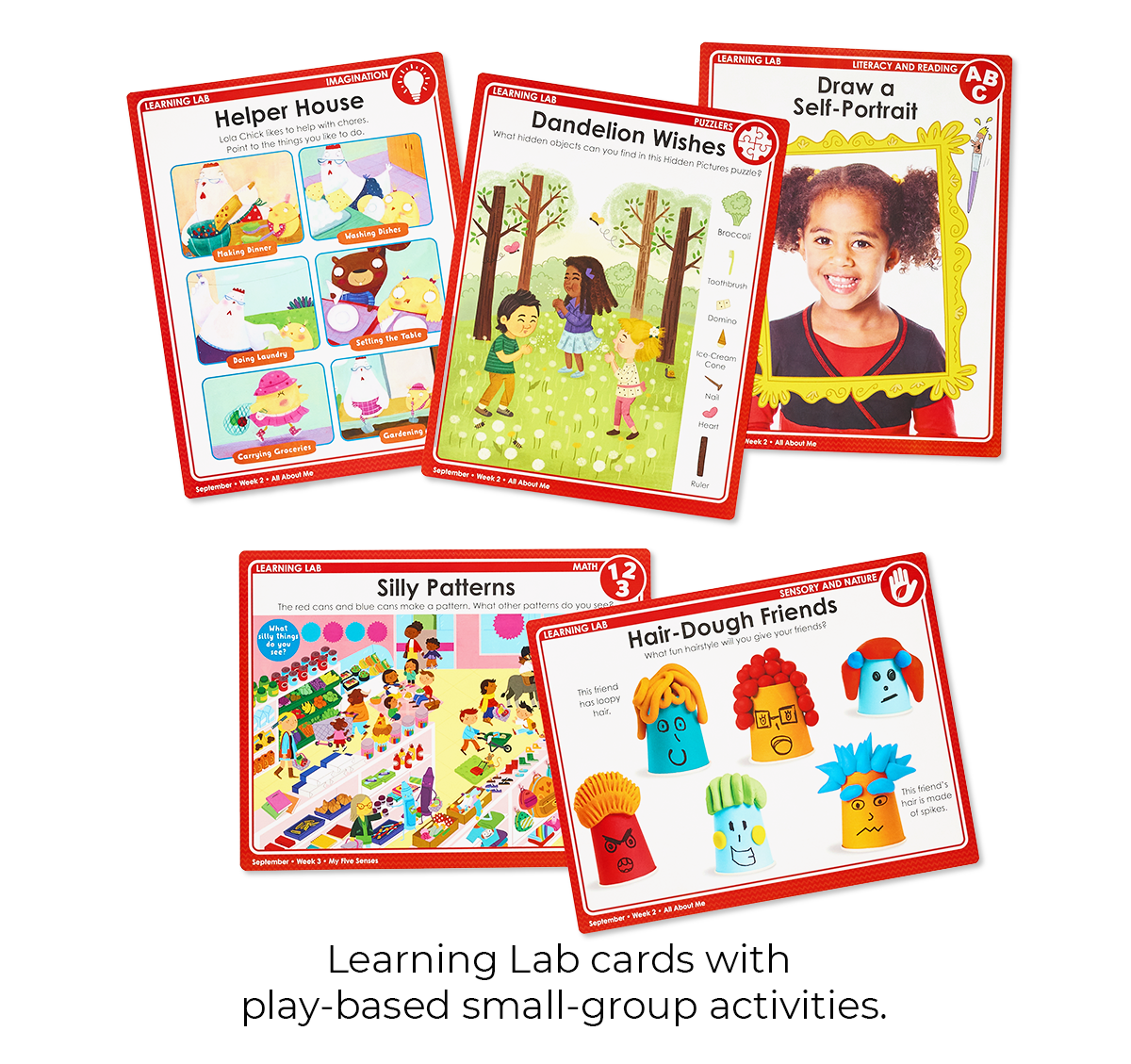 September learning lab cards