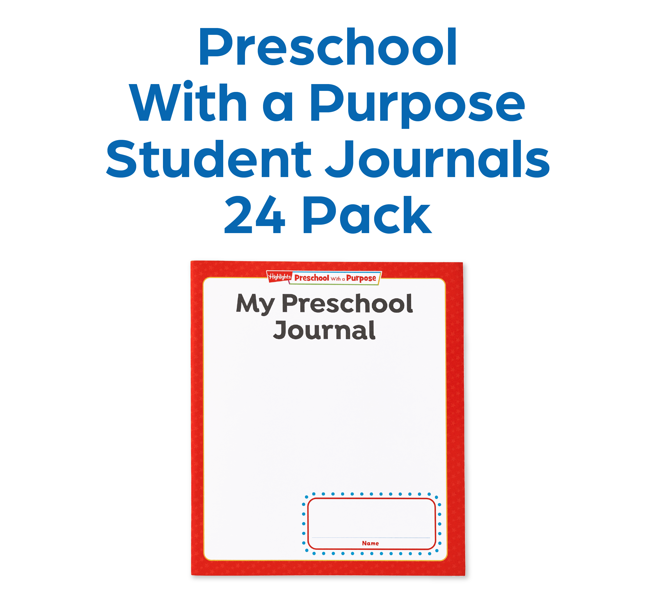 Preschool With a Purpose Consumable Packs